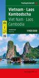 VIETNAM Freytag & Berndt Vietnam - Laos - Kambodscha, Straßenkarte 1:900.000