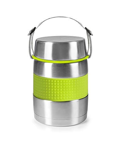 IBILI Thermobeker voor vast voedsel, Class, 1200 ml, roestvrij staal, dubbele wand