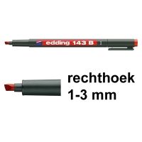 Edding 143B OHP marker rood