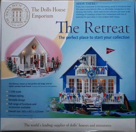 Dolls House Emporium The Retreat - Poppenhuis Bouwpakket - Schaal 1:12 - Onbeschilderd