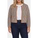 French Connection Gilet Geo Oatmeal Mel/cream