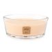 Pajoma geurkaars White Chocolate, 500 g, in glas met houten deksel, Premium Edition, voor ongeveer 45 uur