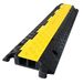 RS PRO Kabelafdekking, kabelbrug, binnendiameter 38 x 35 mm 1000 x 35 mm, 250 mm x 1000 mm rubber, thermoplast, zwart/geel