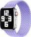 123watches Nylon Gevlochten Solo Band - Lavendel - Geschikt voor Apple Watch 44, 45, 46 & 49mm