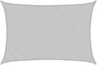 vidaXL Zonnezeil 4x5 m 100% polyester oxford lichtgrijs