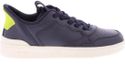 Geox Kindertrainers Washiba Fast In marineblauw/citroen