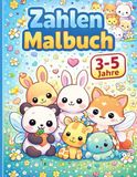 Zahlen Malbuch für Kinder 3–5 Jahre: Zahlen lernen von 1 bis 10 mit einfachen Ausmalbildern