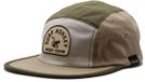 Surf Monkey 5-panel pet - Biologisch katoen - Jockey / Volwassenen / One size (beige)