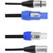 Eurolite Câble de connexion DMX hybride de puissance [1x XLR femelle 5 broches - 1x XLR femelle 5 broches] 5 m