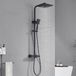 Unyqoos® Stijlvolle complete douche set met thermostaat en verstelbare regendouche