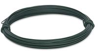 Windhager Tuindraad, bloemendraad, binddraad, plantendraad, knutseldraad, verzinkt en ommanteld, groen, 20 m x 2 mm, 06238