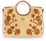 Guess Kirsten Mini Medium Handtas Dames - Imitatieleer - Beige