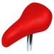 cyclingcolors Comfort fietszadel voor kinderen met schacht Ø 22 mm loopfiets universele BMX-driewieler met schuim met hoge dichtheid (rood)