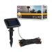 Paulmann Aurinka IP44 zonne-lichtketting 3000 K, 60 x 3 lm, zwart