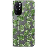 1001 coques Xiaomi Siliconen hoesje - Compatibel met Xiaomi Redmi Note 11 5G, Xiaomi Redmi Note 11S 5G - ontwerp feuilles de monstera