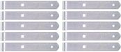 Alberts 845063 heng | in verschillende uitvoeringen | galvanisch verzinkt, gechromateerd | rol Ø10 mm | afmetingen 200 x 30 mm | Set van 10