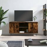Maison Exclusive - Meuble TV en chêne fumé, 104x35x50 cm, en panneau de particules