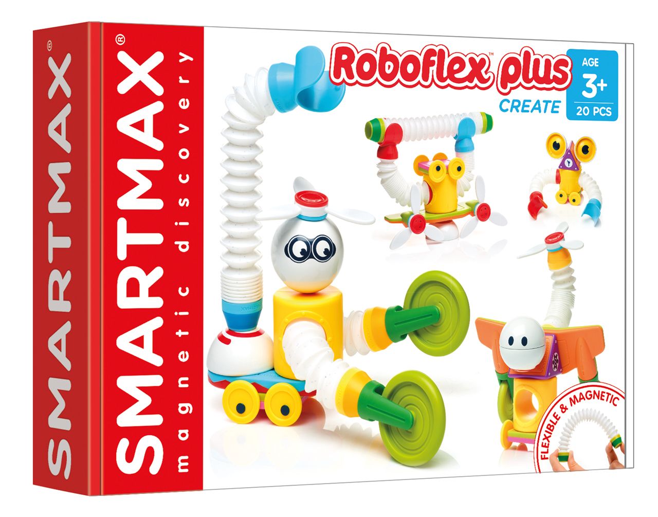 SmartMax Roboflex Large - Magnetisch constructiespeelgoed - 3+ jaar