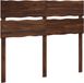 vidaXL Live Edge Hoofdbord ROSTOCK Donkerbruin 120 cm