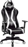 DIABLO CHAIRS Chaise de jeu X-Horn 2.0 Chaise de bureau réglable - Taille normale - Noir / Blanc