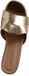 Super Mode La Bottine Souriante Platte instapsandalen goud