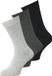 Jack & Jones Heren Sokken JACBASIC Bamboo Grijs/Zwart 3-Pack