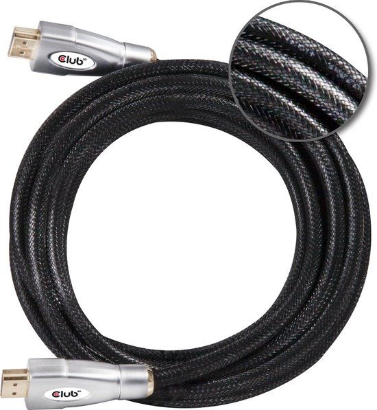 Club3D CAC-2312 HDMI Kabel - 5m - Zwart