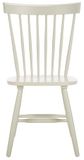 Safavieh Set van 2 houten eetkamerstoelen, wit, 55 x 50 x 90