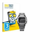 BROTECT Screenprotector 3 Stuks voor Casio G-Shock GMW-B5000D-1ER Beschermglas transparant