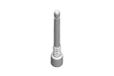 XLC Unisex - volwassenen BP-X06 bevestigingsbout set M4x27 (paar), zilver, 27 mm