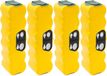 StarTech Accu's voor robotstofzuigers, serie 500-900 - Ni-MH, 14,4 V - 6000 mAh - bestaande uit 18650 cellen - set van 4 stuks - Alleen accu's, zonder oplader