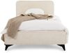 IDIMEX Gevuld bed VIRETTA 90x200 cm met lattenbodem - Wit