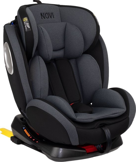 Novi Baby® Goliath Go Autostoel - Groep 0-1-2-3 - Isofix - Draaibaar - Grijs