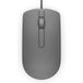 Dell MS116 - Muis - optisch - 2 knoppen - met bekabeling - USB - grijs