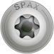 Spax HI.FORCE - 8 x 100 mm - 50 pièces - filetage partiel - tête fraisée - T-STAR plus T40 - 4CUT - inox A2 - 0257000801005