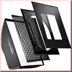 Walimex Softbox - 75 x 150 cm - Zwart/Wit