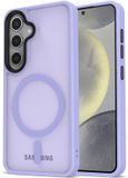 Selected by GSMpunt.nl Samsung Hoesje Geschikt voor Samsung Galaxy S25 Plus - Compatibel met MagSafe / Qi2 - Matte Beschermhoes - Back Cover met Magneet - Violet