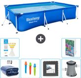 Bestway Rechthoekig Steel Pro Zwembad - 300 x 201 x 66 cm - Blauw