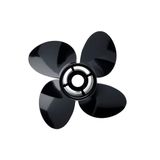 Quicksilver Nemesis 4-bladige aluminium propeller