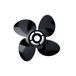 Quicksilver Nemesis 4-bladige aluminium propeller