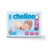 Chelino Fashion & Love Talla 2 Babyluiers, 1 Verpakking van 28 Stuk