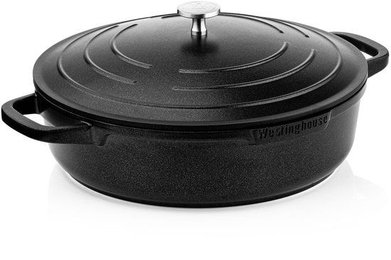 Westinghouse Performance Series 28cm Hapjespan - Inductie, Oven & Vaatwasser Geschikt - Zwart