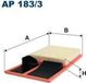 FILTRON AP 183/3 Air - voor CARS + TRANSPORTERS