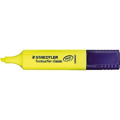 STAEDTLER 364 Textsurfer Highlighter - Yellow - Chisel Tip - 10 Pack