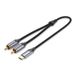 Vention BGUHH audio kabel 2 m 2 x RCA USB Type-C Zwart
