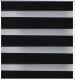 vidaXL Zebra rolgordijn 140,9 x 175 cm zwart