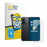 BROTECT Screenprotector 6 Stuks voor Xiaomi Redmi Note 17 Pro Max 5G (Voor+Camera) Transparant