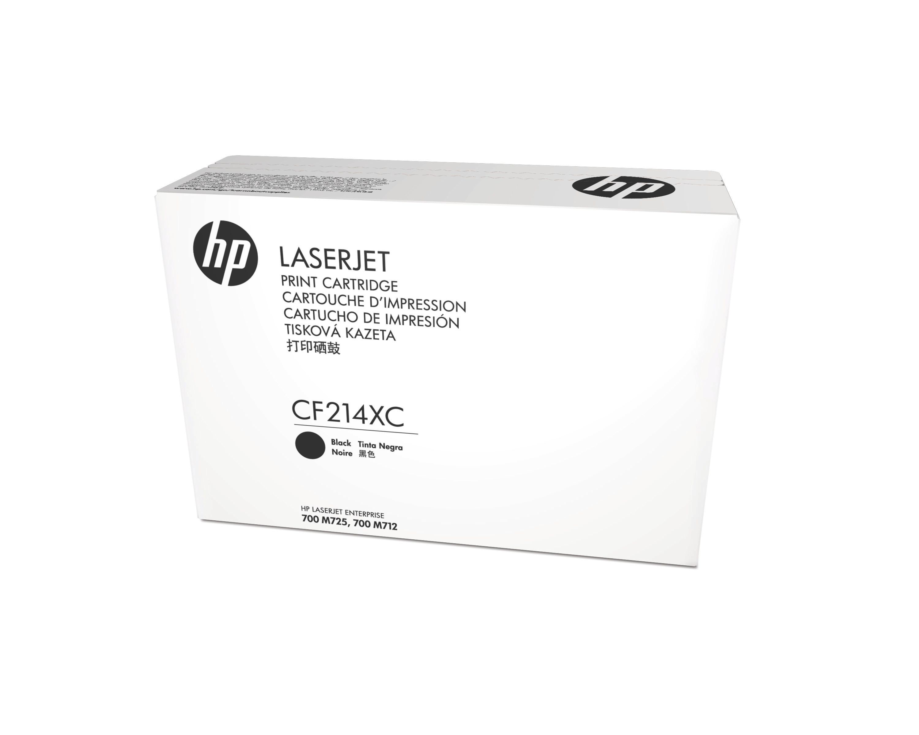 HP CF214XC Zwarte Toner Cartridge - 17500 Pagina's - Compatibel met HP LaserJet 700, M712