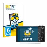 BROTECT - Screenprotector voor Sony Cyber-Shot DSC-RX100 VII / VIIA - Folie Beschermfolie matte 6 Stuks