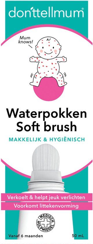 Donttellmum Soft Brush bij Waterpokken 50ML